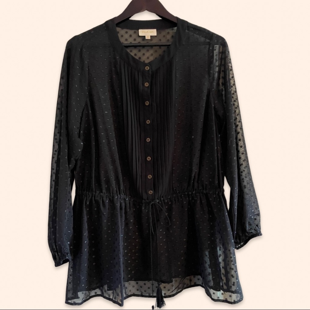 ModCloth Black Blouse
